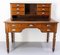 French Louis Philippe Walnut Desk with Leather Top, 19th Century, Image 2