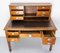 French Louis Philippe Walnut Desk with Leather Top, 19th Century, Image 8