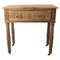 19th Century French Writing Table on Wheels in Carved Walnut, 1880s, Image 2