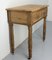 19th Century French Writing Table on Wheels in Carved Walnut, 1880s, Image 3