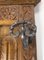 French Gothic Coat Rack in Chestnut with Mirror, 1890s, Image 4