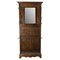 French Gothic Coat Rack in Chestnut with Mirror, 1890s 1