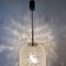 Mid-Century Glass Suspension Lamp from Doria Leuchten, 1970s 6