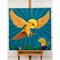 Edward Foster, Sacrificio: pájaro de presa amarillo dorado cazando un ratón, 2004, óleo sobre lienzo, Imagen 3