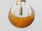 Doria Amber and Clear Glass Globe Pendant, 1970 11