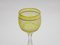 Thistle Engraving Green Wine Glasses, France, 1910s, Set of 6 4