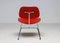 Bright Red LCM Chair by Charles and Ray Eames for Vitra, 1998 4