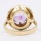 Vintage 14k Yellow Gold Cocktail Ring with Amethyst, 1970s, Image 6