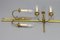 French Art Deco Brass Twin-Arm Sconces, 1930, Set of 2, Image 19