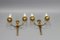 French Art Deco Brass Twin-Arm Sconces, 1930, Set of 2, Image 13