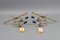 French Art Deco Brass Twin-Arm Sconces, 1930, Set of 2 19