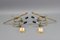 French Art Deco Brass Twin-Arm Sconces, 1930, Set of 2, Image 19
