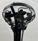 Art Nouveau Table Lamp in Wrought Iron with Glass Shade in the style of Val Saint Lambert, 1930s, Image 7