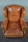 Vintage Brown Leather Armchair 7