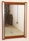 Teak Mirror with Silver-Colored Details 1