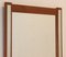 Teak Mirror with Silver-Colored Details 9