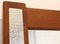 Teak Mirror with Silver-Colored Details 5