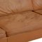 Modell 2213 3-Sitzer Sofa aus hellem Leder, 1980er 18