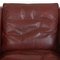 Model 2207 Lounge Chair in Indian Red Anilin Leather by Børge Mogensen, 1990s 5