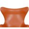Egg Chair aus Cognacfarbenem Original Leder von Arne Jacobsen, 2000er 15
