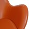 Egg Chair aus Cognacfarbenem Original Leder von Arne Jacobsen, 2000er 16