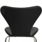 Chaise Series Seven Modèle 3107 en Cuir Nevada Anilin Noir par Arne Jacobsen pour Fritz Hansen, 2000s 13