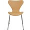 Serie Seven Stuhl Modell 3107 aus Leder von Arne Jacobsen für Fritz Hansen, 2000er 3