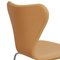 Serie Seven Stuhl Modell 3107 aus Leder von Arne Jacobsen für Fritz Hansen, 2000er 10