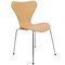 Serie Seven Stuhl Modell 3107 aus Leder von Arne Jacobsen für Fritz Hansen, 2000er 1