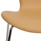 Silla Series Seven modelo 3107 de cuero de Arne Jacobsen para Fritz Hansen, década de 2000, Imagen 6