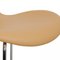 Sedia della serie Seven modello 3107 in pelle di Arne Jacobsen per Fritz Hansen, inizio XXI secolo, Immagine 7