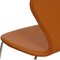 Series Seven Chair Model 3107 in Brown Leather by Arne Jacobsen for Fritz Hansen, 2000s, Image 13