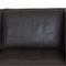 Model 2212 2-Seater Sofa in Dark Brown Leather by Børge Mogensen, 2000s 17