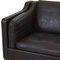 Model 2212 2-Seater Sofa in Dark Brown Leather by Børge Mogensen, 2000s, Image 13