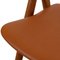 Sawbuck Dining Chairs in Oak and Cognac Anilin Leather by Hans Wegner, 1970s, Set of 6 13