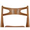 Sawbuck Dining Chairs in Oak and Cognac Anilin Leather by Hans Wegner, 1970s, Set of 6, Image 12