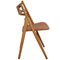 Sawbuck Dining Chairs in Oak and Cognac Anilin Leather by Hans Wegner, 1970s, Set of 6, Image 14