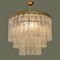Lámpara de araña italiana Mid-Century de Murano de Venini, años 60, Imagen 8