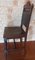 Castilian Stuhl aus Leder und Holz 10