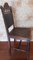 Castilian Stuhl aus Leder und Holz 8