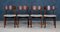 Mid-Century Esszimmerstühle aus Palisander von Harry Østergaard für Randers Furniture Factory, 1960er, 4 . Set 1
