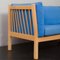Dänisches tiefblaues Mid-Century 3-Sitzer Sofa von Stouby, 1980er 10