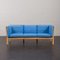 Mid-Century Danish Deep Blue 3-Seater Sofa attributed to Stouby, 1980s 7