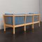 Mid-Century Danish Deep Blue 3-Seater Sofa attributed to Stouby, 1980s 9