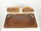 Italian Brown Glazed Ceramic Appetizer Dishes by F. Bettonica for Gabbianelli, 1965, Set of 5 9