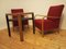 Checkerboard Table with Armchairs and Tabouret by Jindřich Halabala, 1930, Set of 4 8