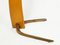 Mid-Century Rispal Style Curved Wood & Brass Floor Lamp from Valzania, 1940s, Image 7