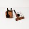 Mid-Century Teak Pipe Stands, 1960s, Set of 2, Image 2