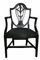 Antique English King Chair, 1860, Image 1