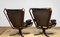 Dark Brown Leather Superstar Lounge Chairs attributed to Sigurd Ressell for Trygg, 1970s, Set of 2, Image 11